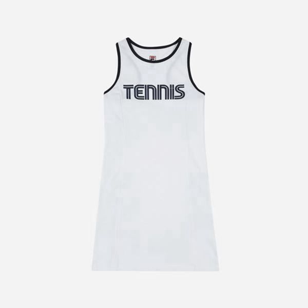 Vestidos Fila Mulher Branco - Fila Line Tennis Portugal Lojas,IXEM-92754